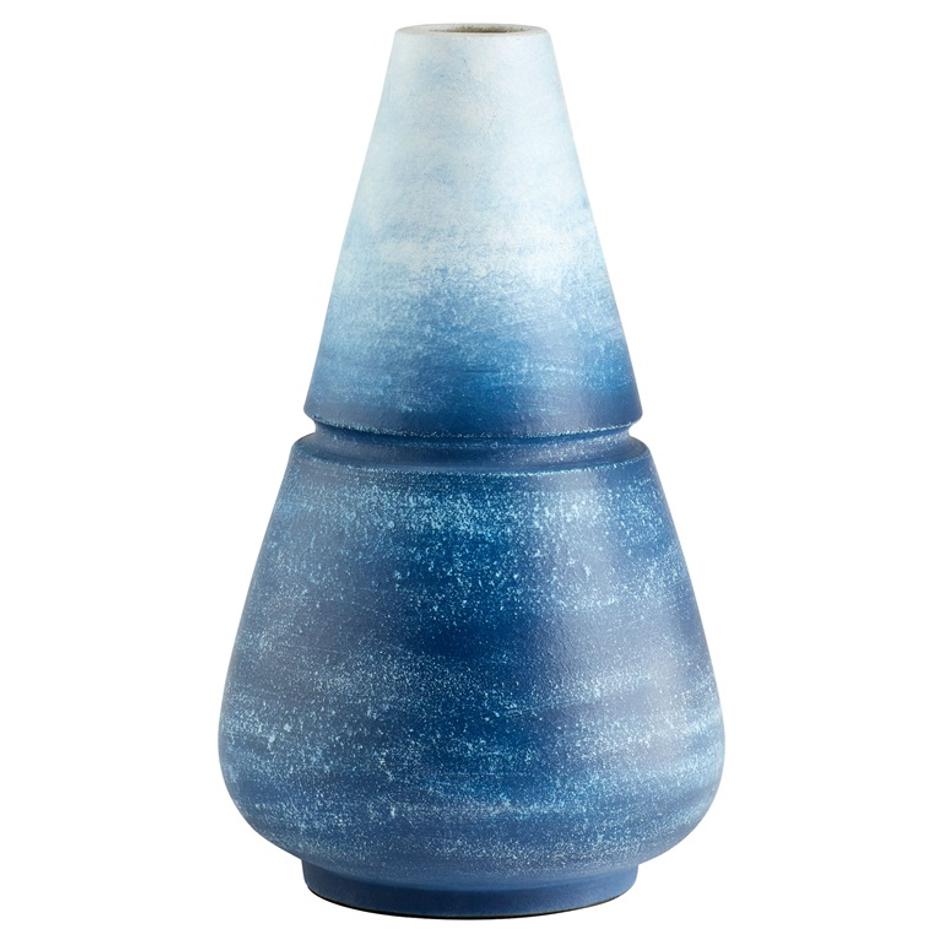 Amarna Vase | Blue -Small by Cyan Design