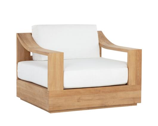 TAHITI SWIVEL LOUNGE CHAIR - STINSON WHITE by Sunpan