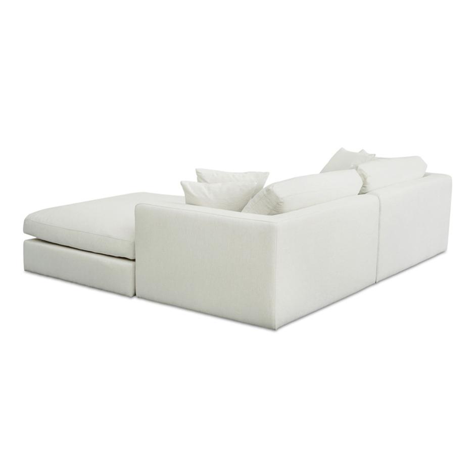 Rue Nook Modular Sectional Off White by Moes Home