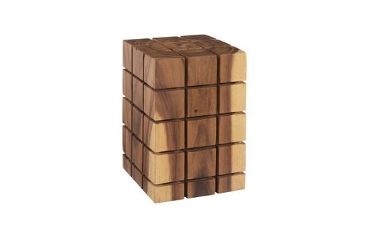 Cubed Stool, Natural by PHILLIPS COLLECTION