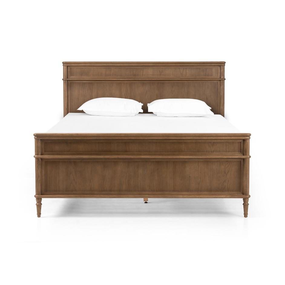 Toulouse Bed In Toasted Oak In Queen by FOUR HANDS