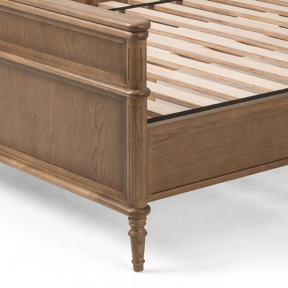 Toulouse Bed In Toasted Oak In Queen by FOUR HANDS