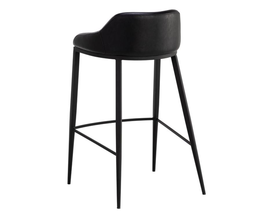 ASTRA BARSTOOL - BLACK - NIGHTFALL BLACK by Sunpan