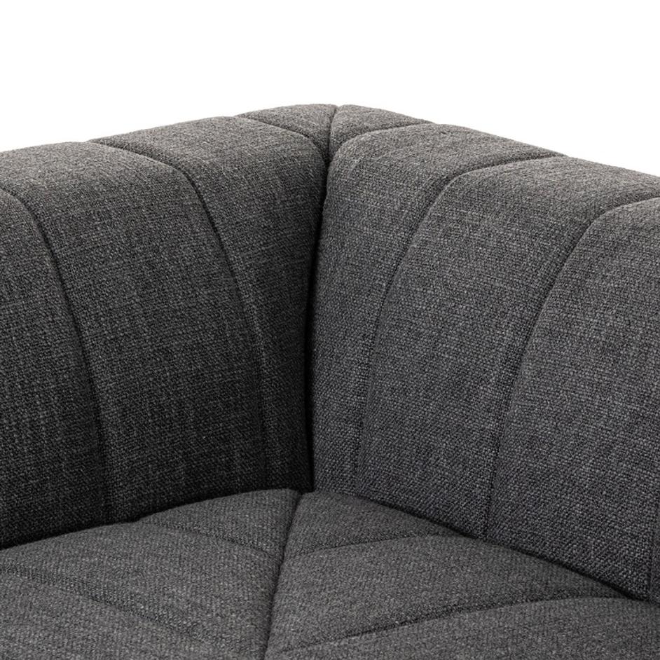 Build Your Own: Langham Channeled Sectional - Saxon Charcoal by Four Hands