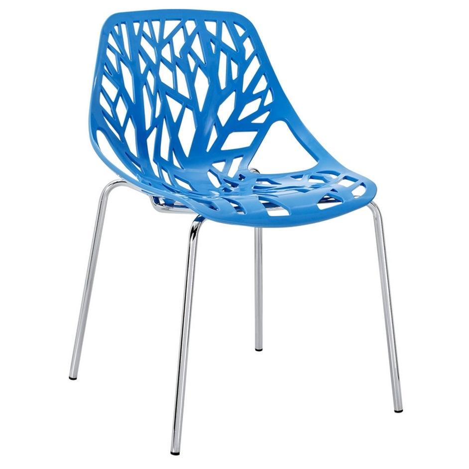 Rylie Dining Side Chair In Blue by Modway Furniture