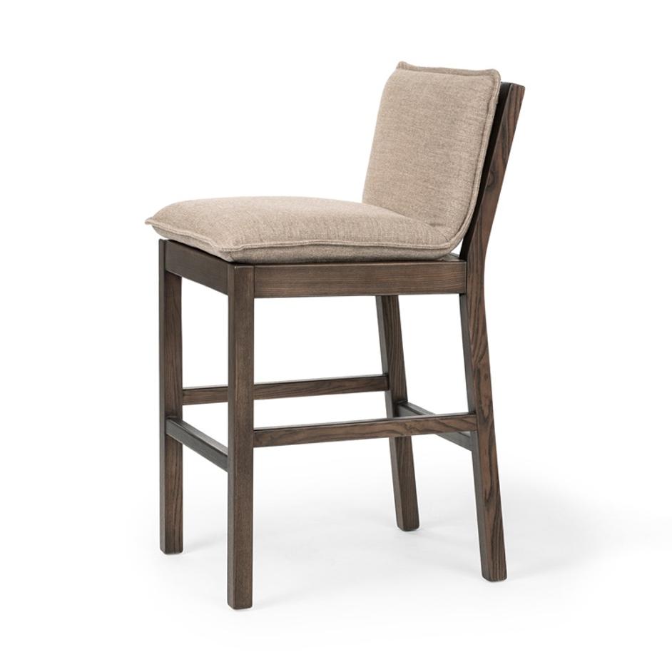 Wilmington Bar Stool in Alcala Fawn by FOUR HANDS