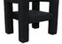 Felix Mixed Lumber Frame Chair in Black Cotton by Noir Furniture