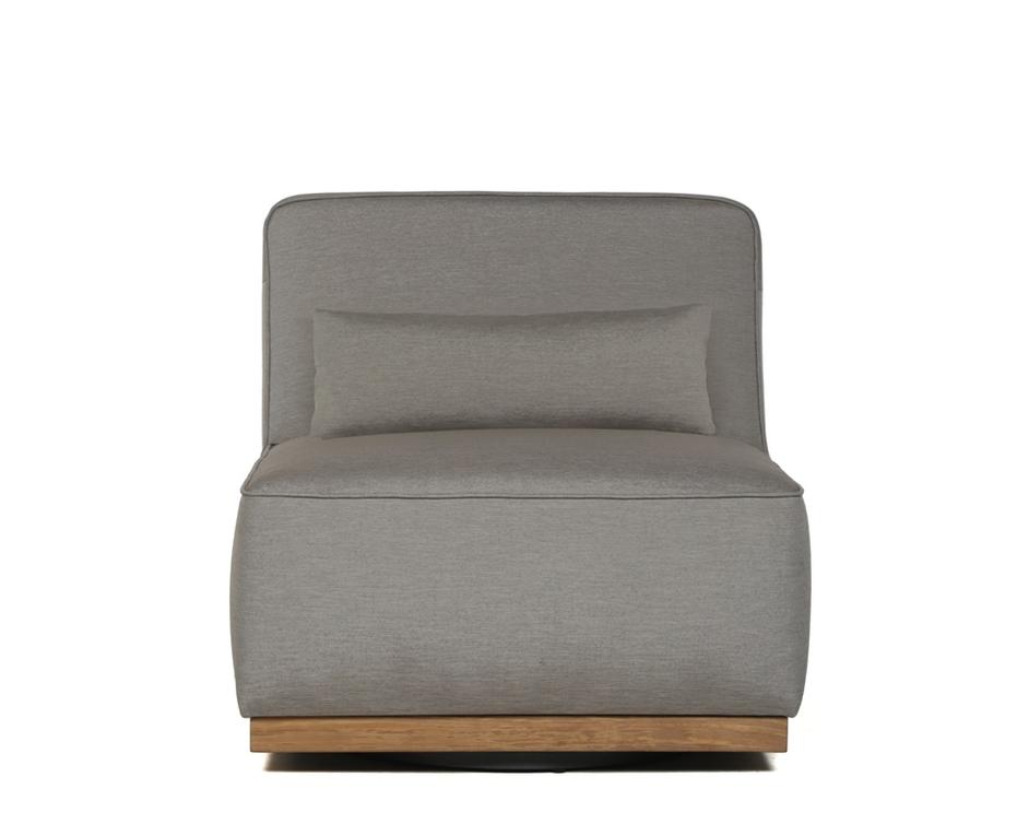 Carbonia Swivel Lounge Chair - Pallazo Taupe by Sunpan