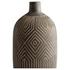Large Dark Labyrinth Vase in Grey by Cyan Design