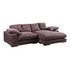 PLUNGE SECTIONAL DARK BROWN by Moes Home
