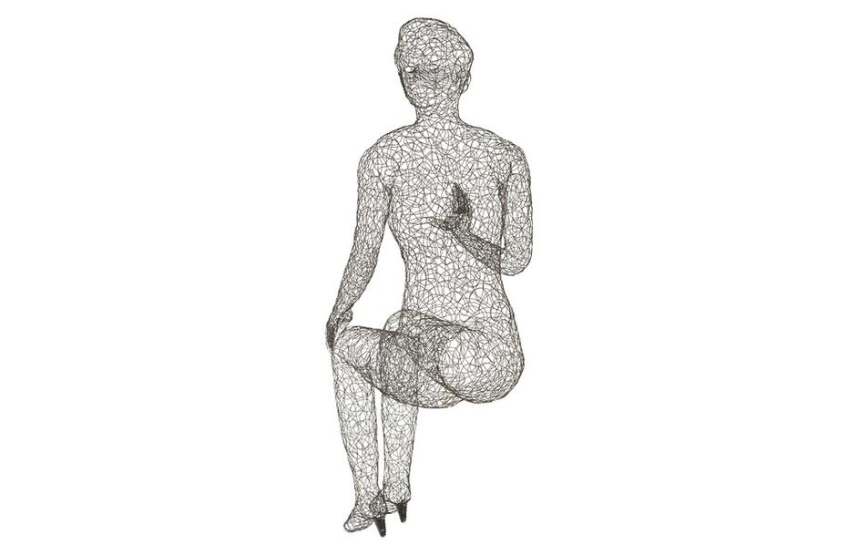 Crazy Wire Lounging Female - B by PHILLIPS COLLECTION