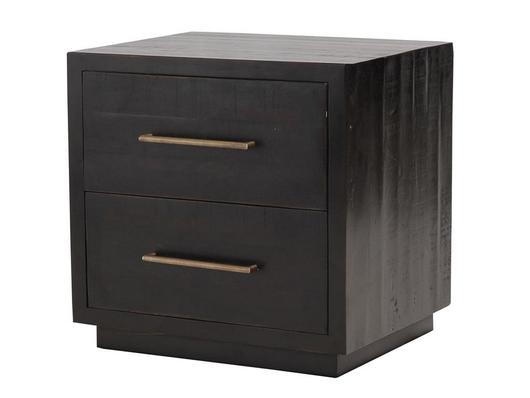 Suki Nightstand - Burnished Black by FOUR HANDS
