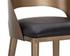 DEZIRAE BARSTOOL - ANTIQUE BRASS - CHARCOAL BLACK LEATHER by Sunpan