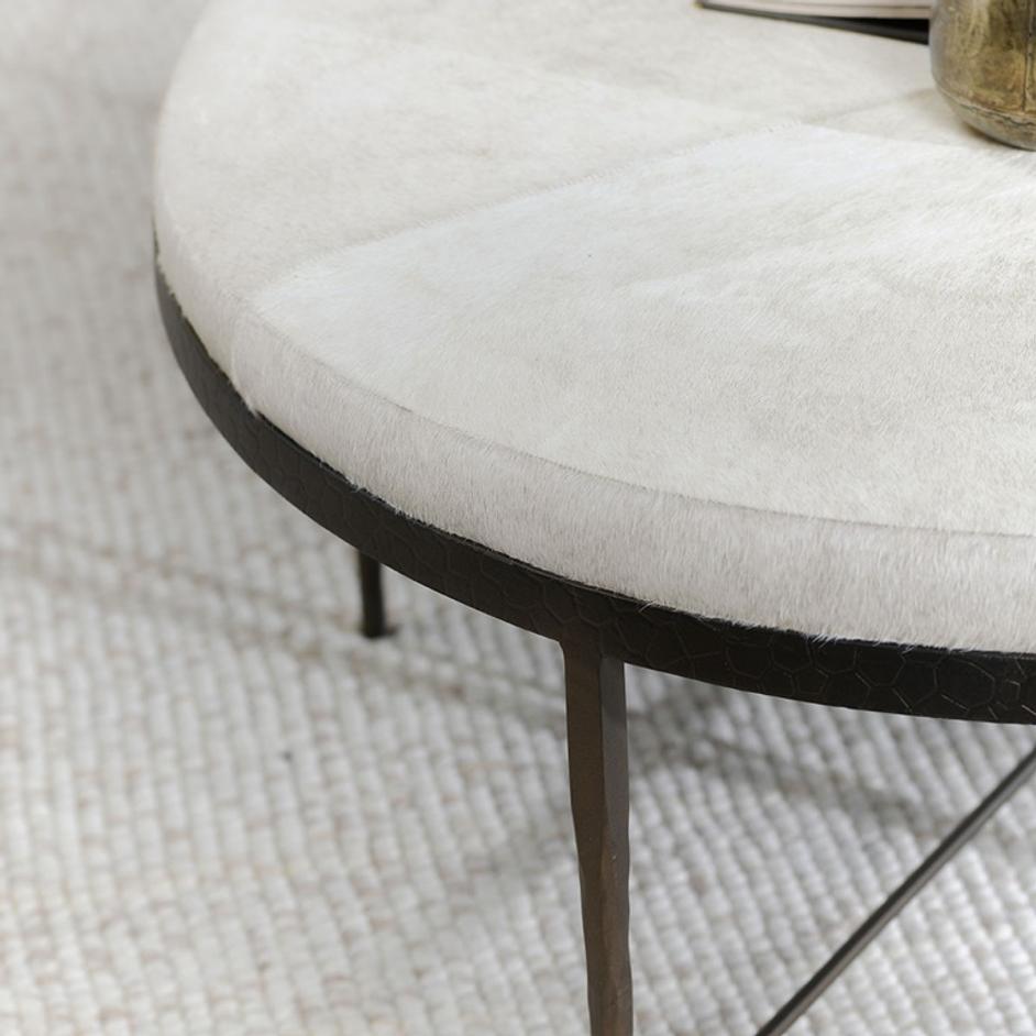 Bose Hide 36" Round Coffee Table by Classic Home