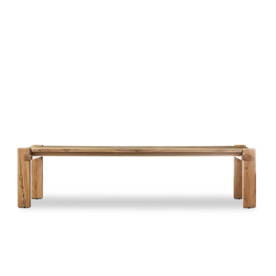 Marcia Dining 120" Table In Natural Reclaimed by FOUR HANDS