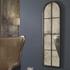 Amiel Arched Brown Mirror by Uttermost