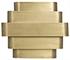 Baas Sconce, Metal with Brass Finish by Noir Furniture