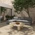 Miles Outdoor Sofa Speckled Light Grey by Moes Home