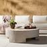 Kember Outdoor Coffee Table In Blanc White by FOUR HANDS