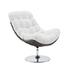 Celestia Wicker Rattan Outdoor Patio Swivel Lounge Chair In Light Gray White by Modway Furniture
