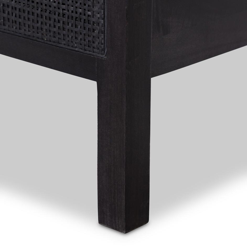 Sydney King Bed - Black Wash by Four Hands