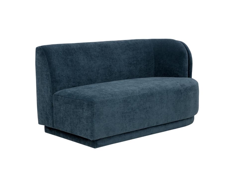 JACLYN MODULAR - RIGHT ARMCHAIR - DANNY DUSTY BLUE by Sunpan