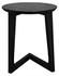 Cantilever Sungkai/Mindi Table in Charcoal Black Finish by Noir Furniture