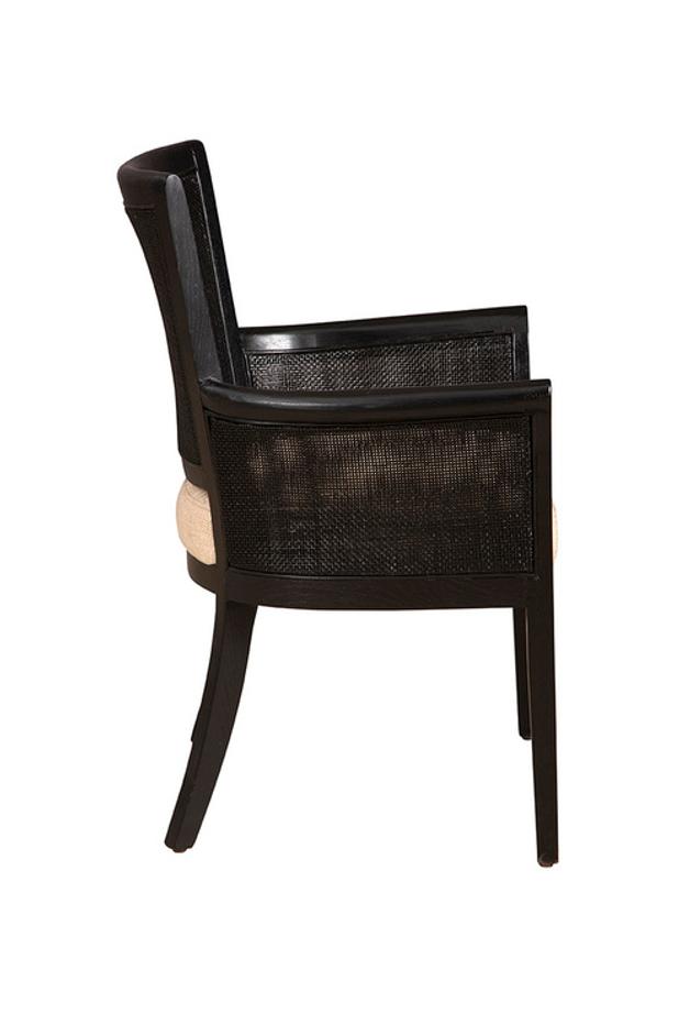 Black Gimble Arm Chair by Furniture Classics
