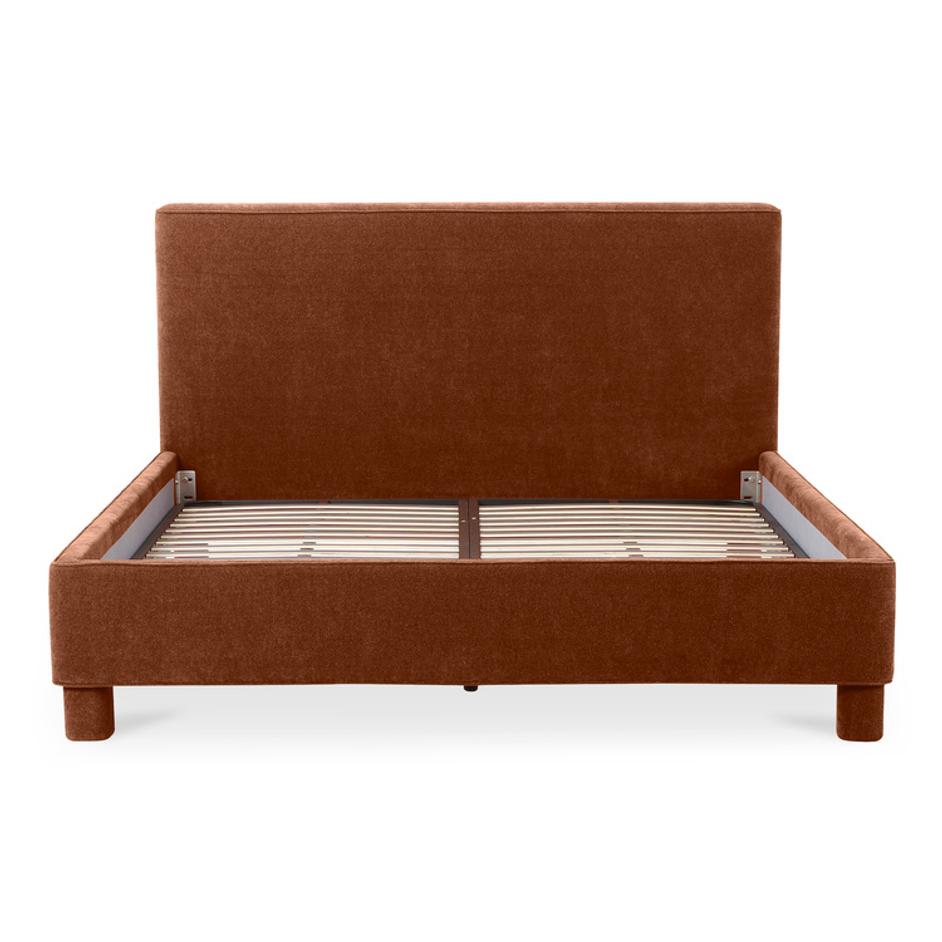 Ichigo Queen Bed Deep Orange by Moes Home