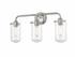 Delaney 3 Light Vanity in Brushed Nickel Finish by Z-Lite