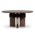 Railay Round Outdoor Dining Table-60" - Stained Toasted Brown-FSC by Four Hands