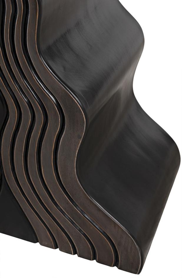 Ray Mahogany and Veneer Console in Pale with Light Brown Highlights by Noir Furniture