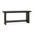 Larson Reclaimed Pine 68" Console Table Carbon Black by Classic Home