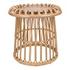 Galia Rattan Round Side/ End Table w/ Wood Top, Honey by New Pacific Direct