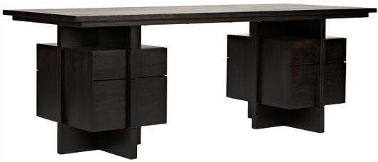 Bridge Desk, Ebony Walnut by Noir Furniture