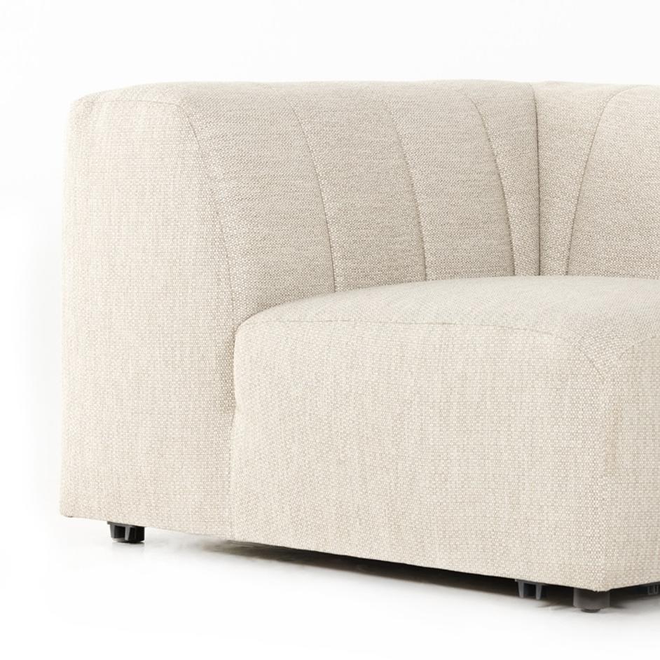 Gwen Outdoor Corner Piece In Faye Sand by FOUR HANDS