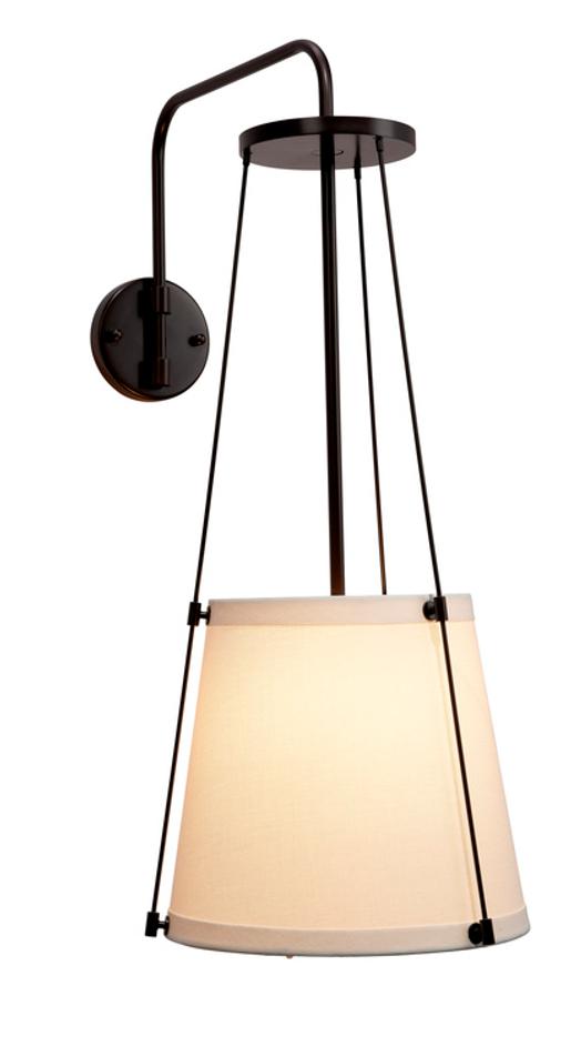  California 1-Light Wall Sconce, Bronze by Jamie Young