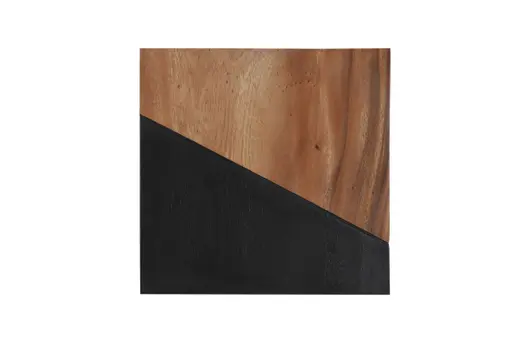 Geometry Wood Wall Tiles, Chamcha Wood, Natural, Black by PHILLIPS COLLECTION