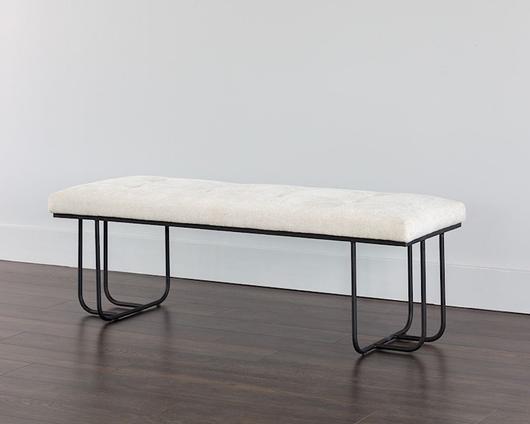 Maverick Bench - Eclipse White by Sunpan