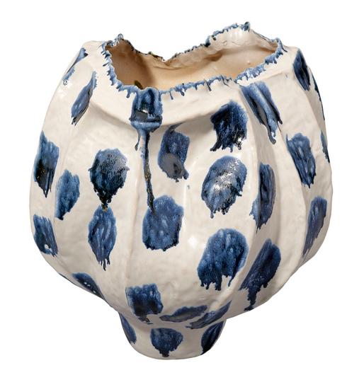 Monet Wide Ceramic Decorative Vase by Jamie Young