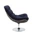 Celestia Wicker Rattan Outdoor Patio Swivel Lounge Chair In Light Gray Navy by Modway Furniture