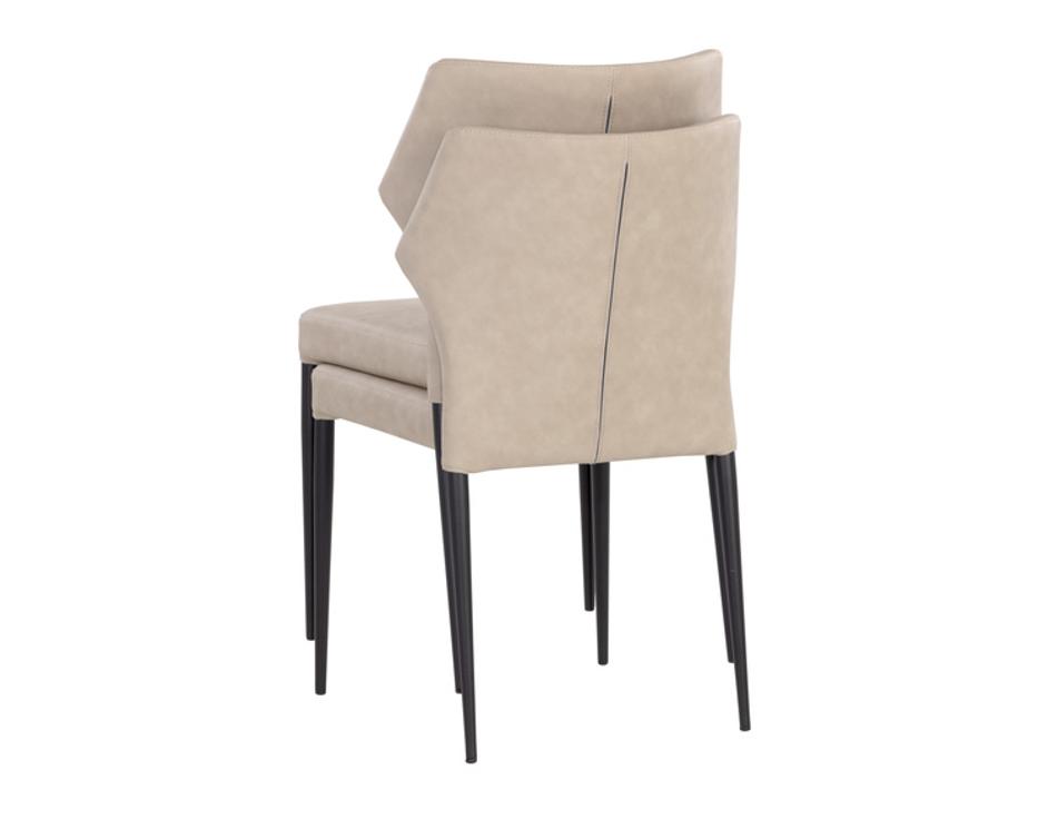 JAMES STACKABLE DINING CHAIR - BOUNCE STONE by Sunpan