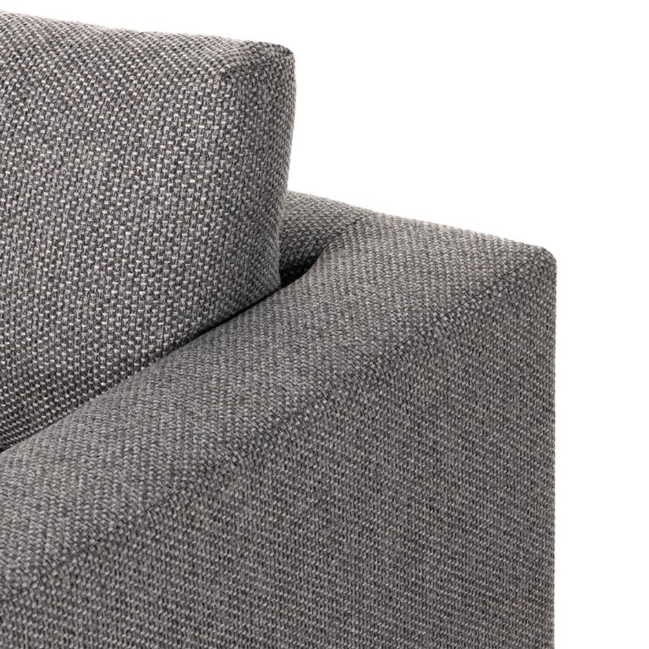 Preston Chair In Gibson Smoke by FOUR HANDS