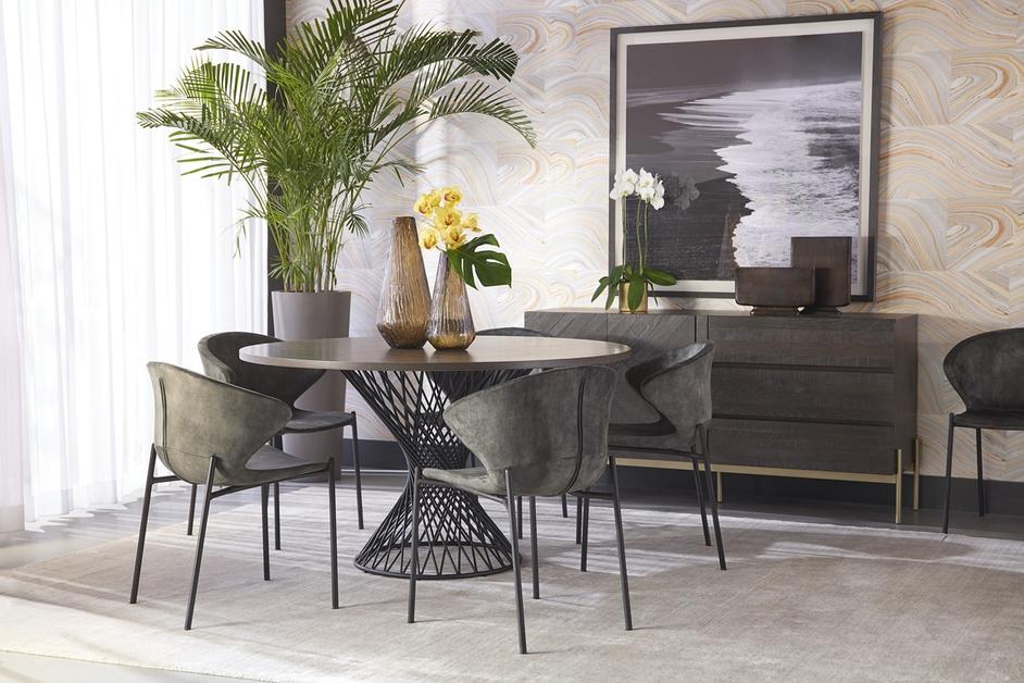 ERIC DINING CHAIR - NONO DARK GREEN by Sunpan