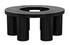 Pluto Mahogany Coffee Table in Hand-Rubbed Black by Noir Furniture