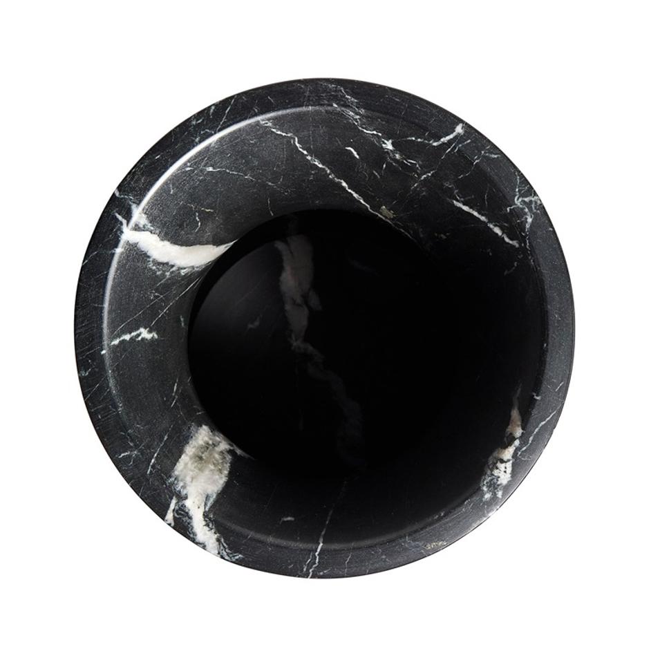 Sona Vase - Black Marble by Four Hands