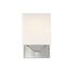 Quube 1 Light Vanity in Brushed Nickel Finish by Z-Lite
