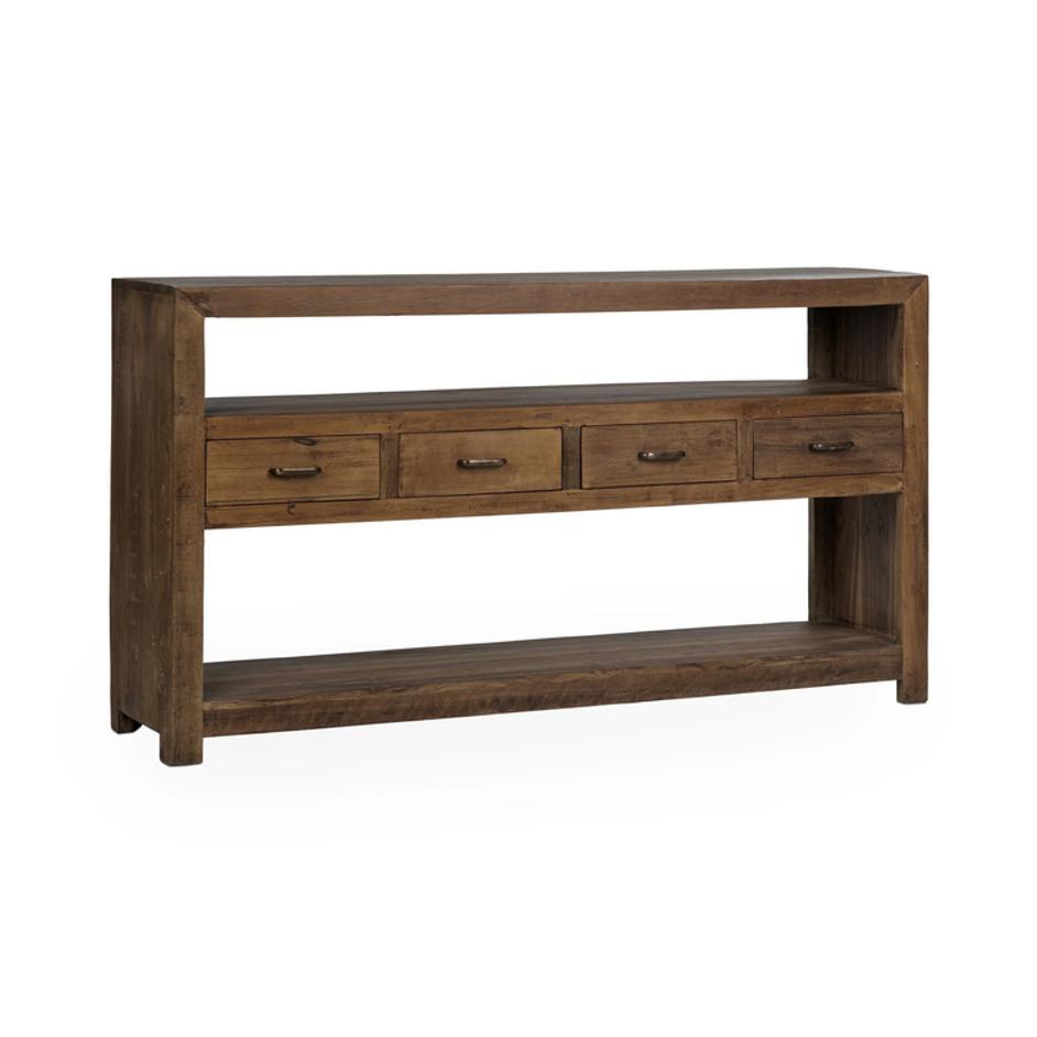 Mattai Reclaimed Wood 4Dwr Console by Classic Home