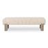 Priya Bench Off White by Moes Home