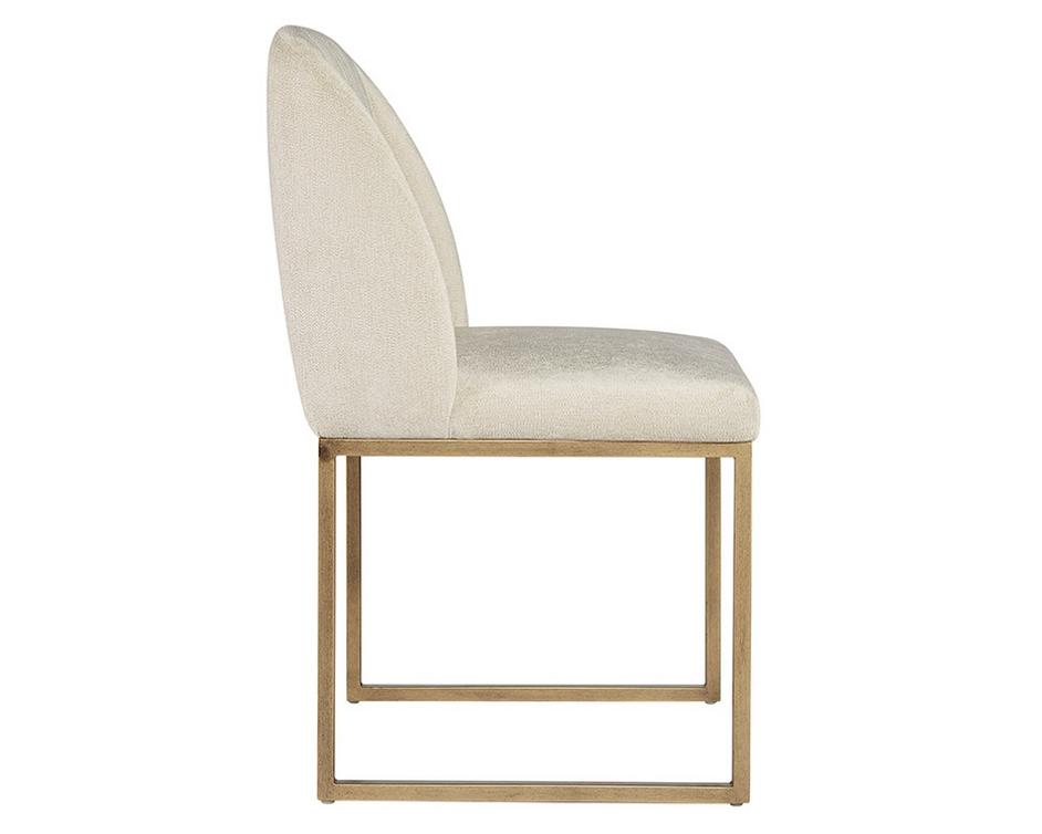 Nevin Dining Chair - Polo Club Muslin by Sunpan
